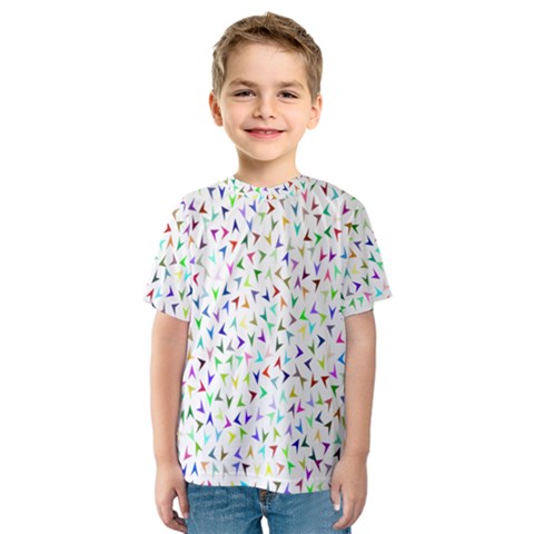 Pointer Direction Arrows Navigation Kids  Sport Mesh Tee by Amaryn4rt