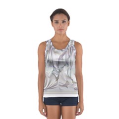 Abstract Background Chromatic Women s Sport Tank Top  by Amaryn4rt