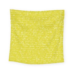 Handwriting  Square Tapestry (small)