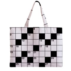 Crosswords  Zipper Mini Tote Bag by Valentinaart