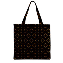 Pattern Zipper Grocery Tote Bag