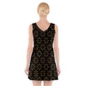 Pattern V-Neck Sleeveless Skater Dress View2