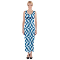 Pattern Fitted Maxi Dress