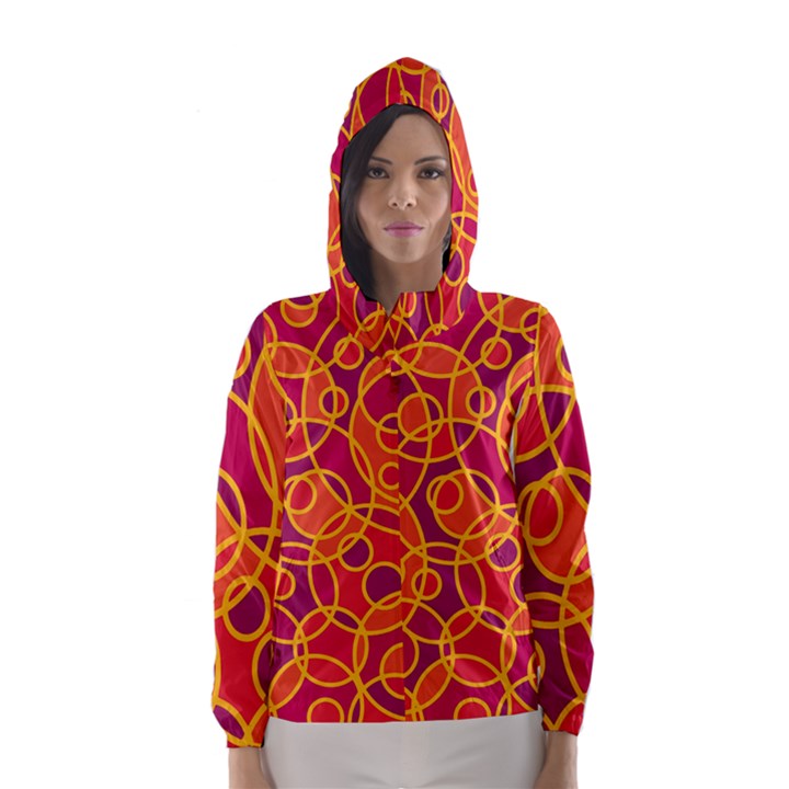 Pattern Hooded Wind Breaker (Women)