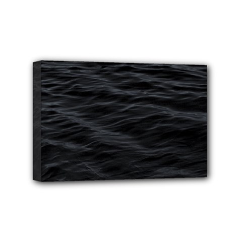 Dark Lake Ocean Pattern River Sea Mini Canvas 6  X 4  by Simbadda