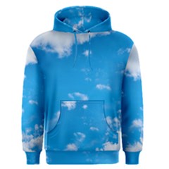 Sky Blue Clouds Nature Amazing Men s Pullover Hoodie by Simbadda