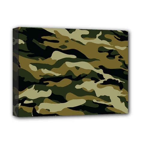 Military Vector Pattern Texture Deluxe Canvas 16  X 12   by Simbadda