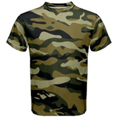 Military Vector Pattern Texture Men s Cotton Tee