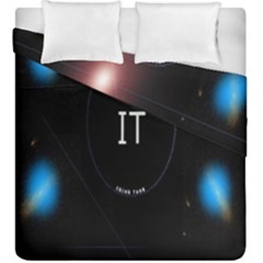 This Is An It Logo Duvet Cover Double Side (king Size) by Simbadda