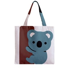 Animal Koala Zipper Grocery Tote Bag