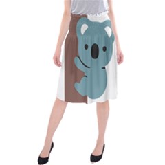 Animal Koala Midi Beach Skirt