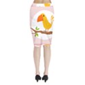 Yellow Bird Tweet Midi Wrap Pencil Skirt View2