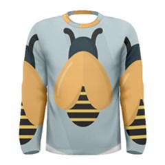 Animals Bee Wasp Black Yellow Fly Men s Long Sleeve Tee by Alisyart