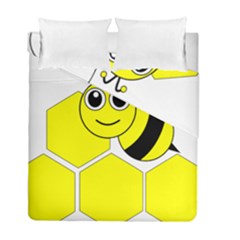 Bee Wasp Yellow Duvet Cover Double Side (full/ Double Size)