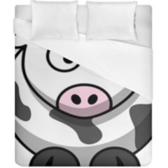 Animals Cow  Face Cute Duvet Cover (california King Size)