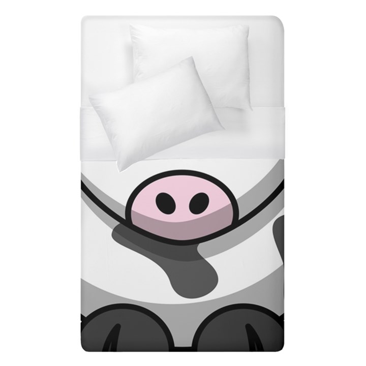 Animals Cow  Face Cute Duvet Cover (Single Size)