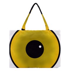 Big Eye Red Black Medium Tote Bag by Alisyart