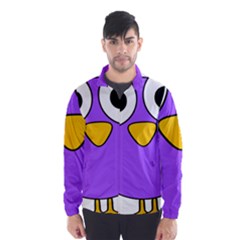 Bird Big Eyes Purple Wind Breaker (men) by Alisyart