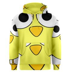 Bird Big Eyes Yellow Green Men s Pullover Hoodie