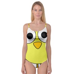 Bird Big Eyes Yellow Green Camisole Leotard  by Alisyart