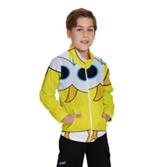 Bird Big Eyes Yellow Wind Breaker (kids) by Alisyart