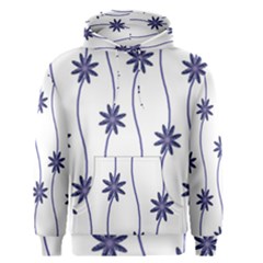 Geometric Flower Seamless Repeating Pattern With Curvy Lines Men s Pullover Hoodie by Simbadda