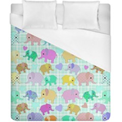 Cute elephants  Duvet Cover (California King Size)