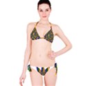 Chromatic Flower Gold Rainbow Star Light Bikini Set View3