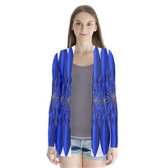 Chromatic Flower Blue Star Cardigans by Alisyart