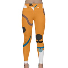 Dog Classic Yoga Leggings by Alisyart