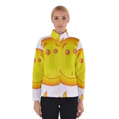 Domain Cartoon Smiling Sun Sunlight Orange Emoji Winterwear