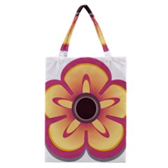 Flower Floral Hole Eye Star Classic Tote Bag