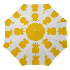 Fruit Pineapple Printable Orange Yellow Straight Umbrellas