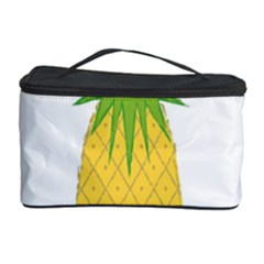 Fruit Pineapple Yellow Green Cosmetic Storage Case by Alisyart