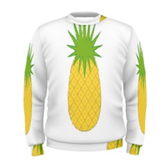 Fruit Pineapple Yellow Green Men s Sweatshirt by Alisyart