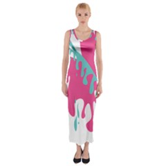 Full Butterfly Fitted Maxi Dress