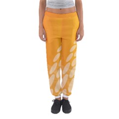 Abstract Orange Background Women s Jogger Sweatpants by Simbadda