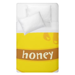 Honet Bee Sweet Yellow Duvet Cover (single Size) by Alisyart