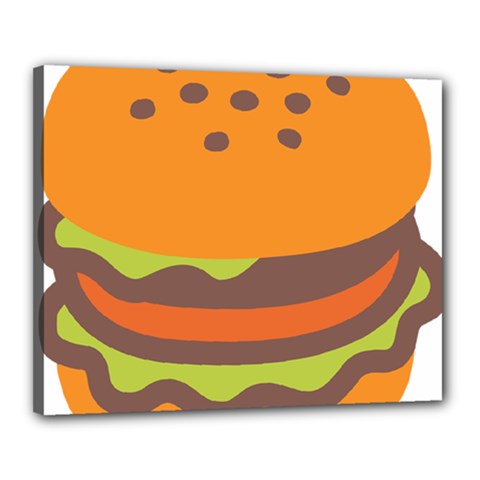 Hamburger Canvas 20  X 16 