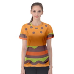 Hamburger Women s Sport Mesh Tee