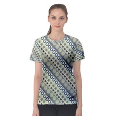 Abstract Seamless Background Pattern Women s Sport Mesh Tee