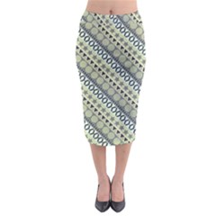 Abstract Seamless Background Pattern Midi Pencil Skirt