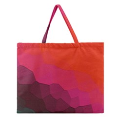 Abstract Elegant Background Pattern Zipper Large Tote Bag by Simbadda