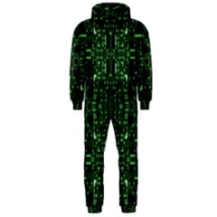 An Overly Large Geometric Representation Of A Circuit Board Hooded Jumpsuit (men)  by Simbadda