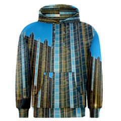 Two Abstract Architectural Patterns Men s Pullover Hoodie