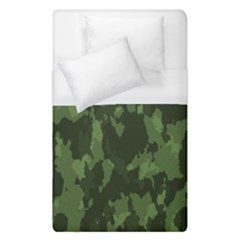 Camouflage Green Army Texture Duvet Cover (single Size) by Simbadda