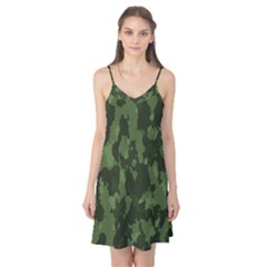 Camouflage Green Army Texture Camis Nightgown