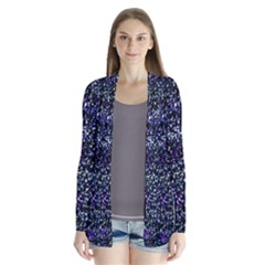 Pixel Colorful And Glowing Pixelated Pattern Cardigans