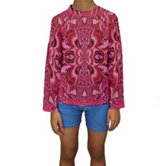 Secret Hearts Kids  Long Sleeve Swimwear by Simbadda