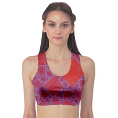 Voronoi Diagram Sports Bra by Simbadda